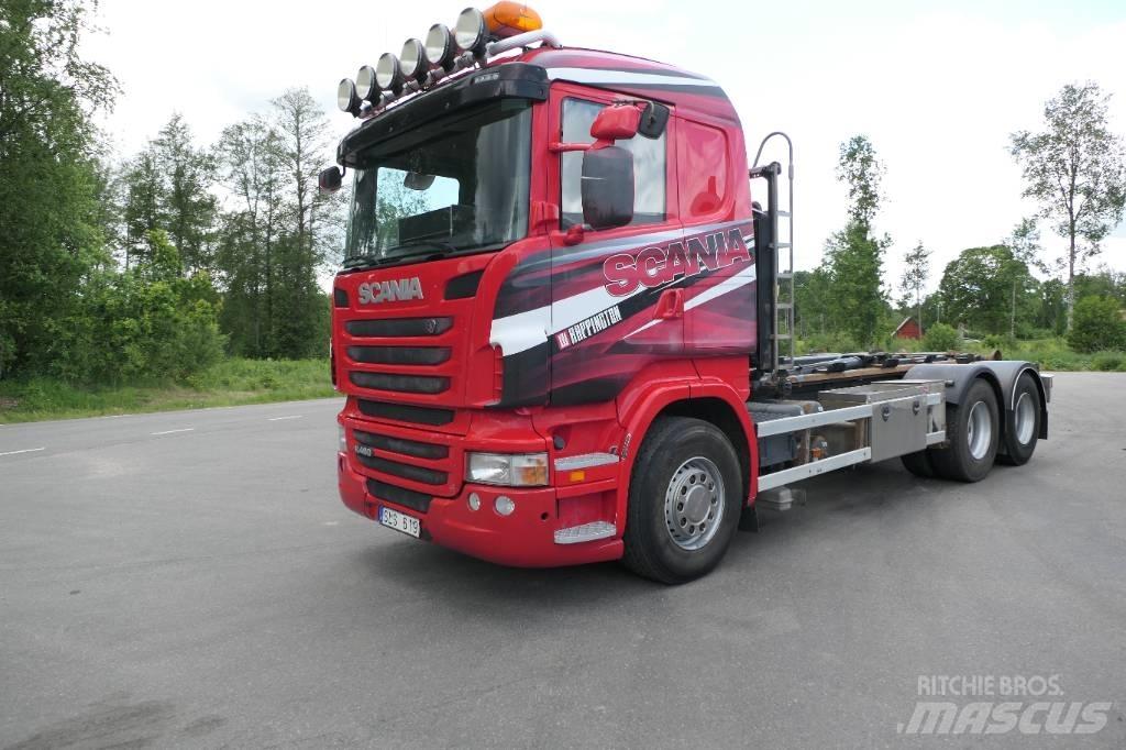 Scania R480lb6x2hsz Hákový nosič kontejnerů