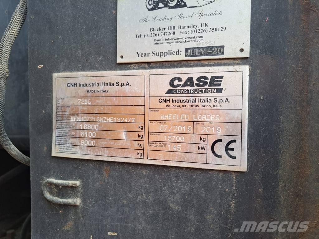 CASE 721 G Kolové nakladače