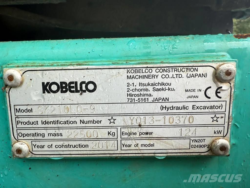 Kobelco SK 210 LC-9 Pásová rýpadla