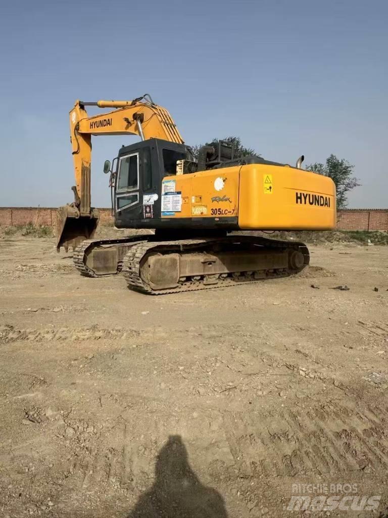 Hyundai R305lc-7 Pásová rýpadla