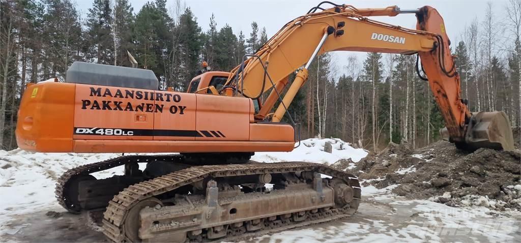 Doosan DX 480 LC Pásová rýpadla