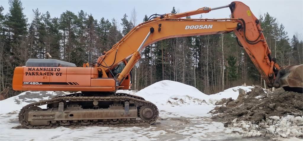 Doosan DX 480 LC Pásová rýpadla
