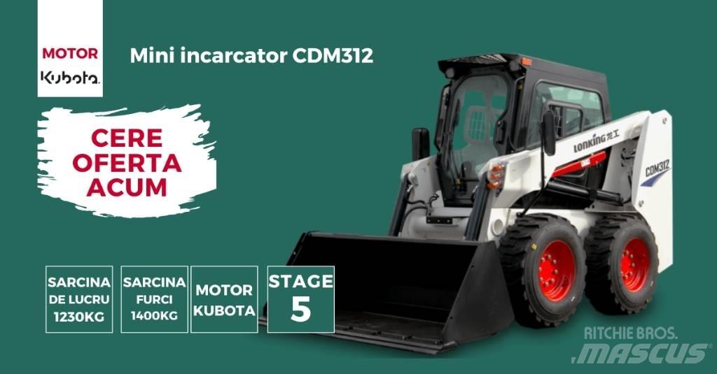 Lonking CDM312 Smykem řízené nakladače