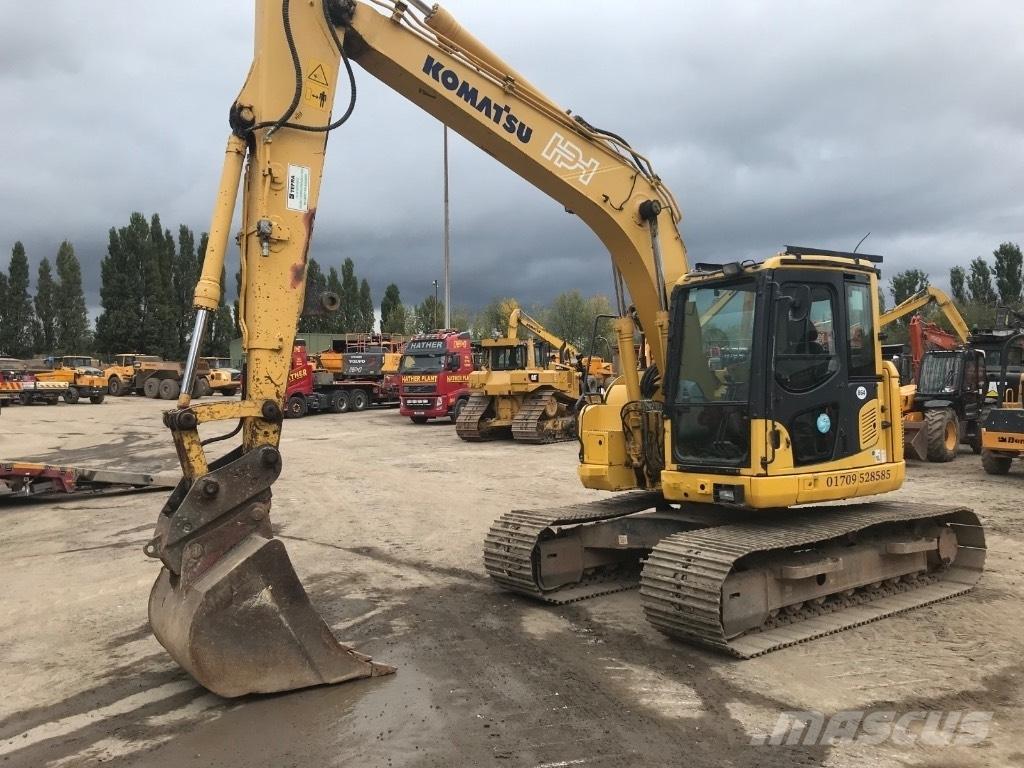 Komatsu PC 138 US-8 Pásová rýpadla