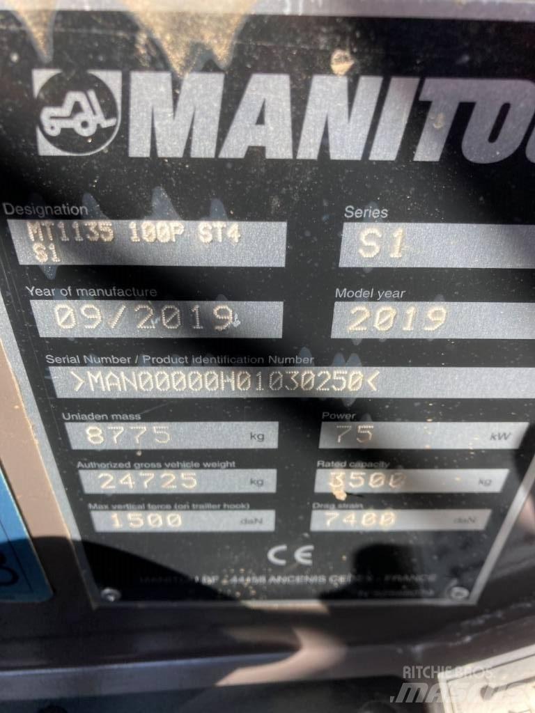 Manitou MT 1135 Teleskopické manipulátory