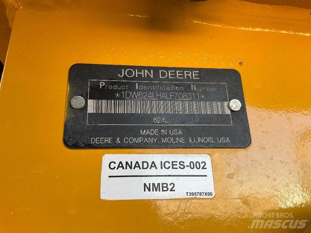 John Deere 624L Kolové nakladače