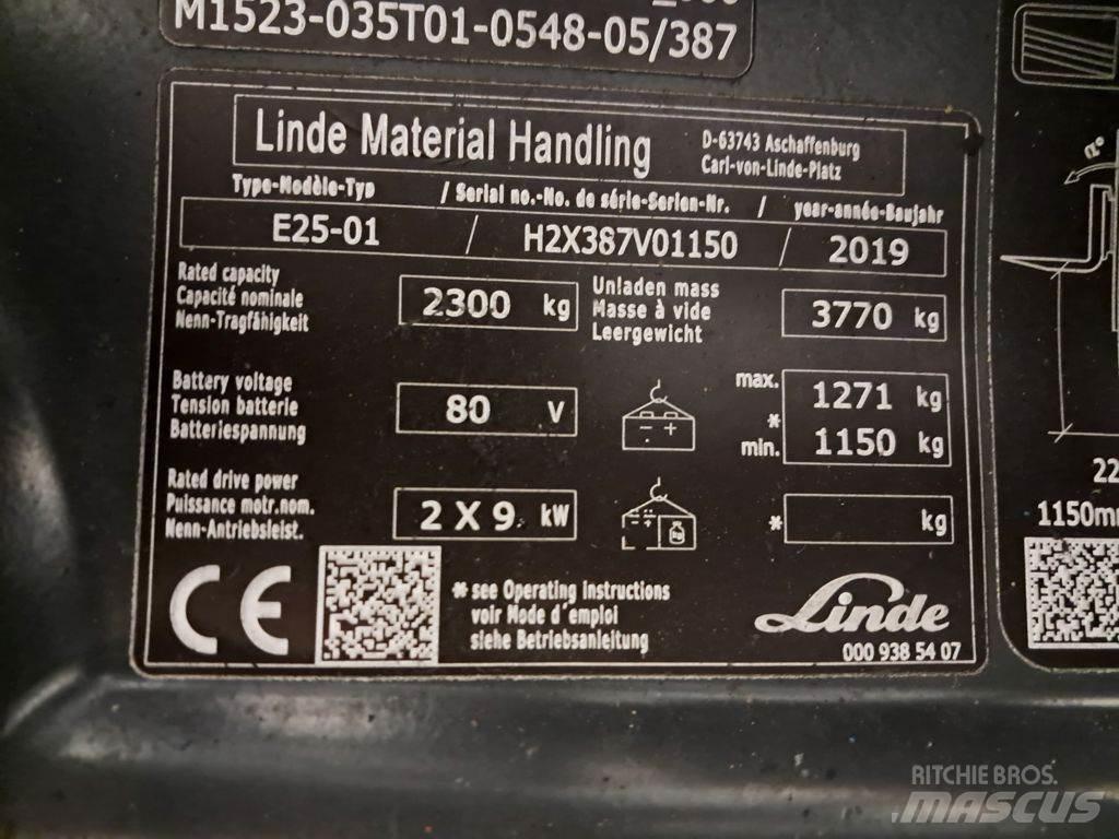 Linde E25-01 Akumulátorové vozíky