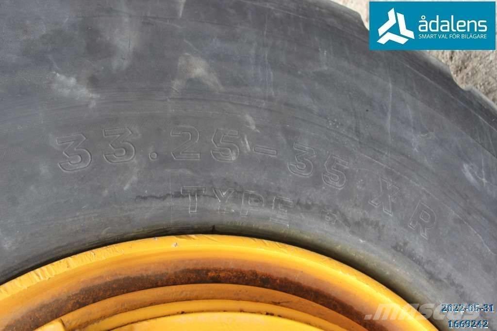  Dumper hjul 33.25-35 Pneumatiky, kola a ráfky