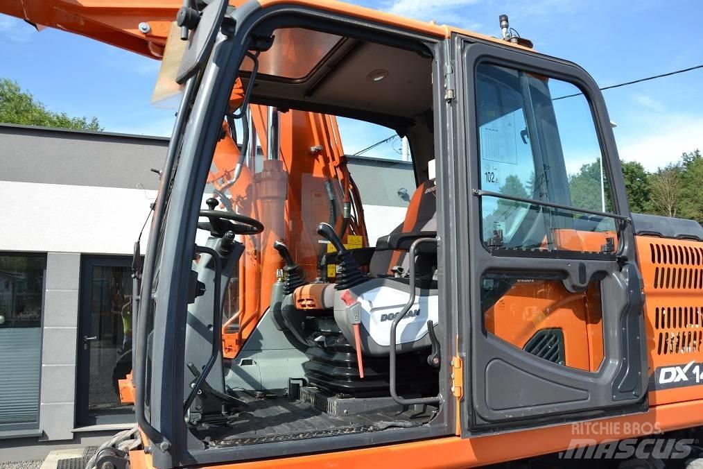 Doosan DX 140 W Kolová rýpadla