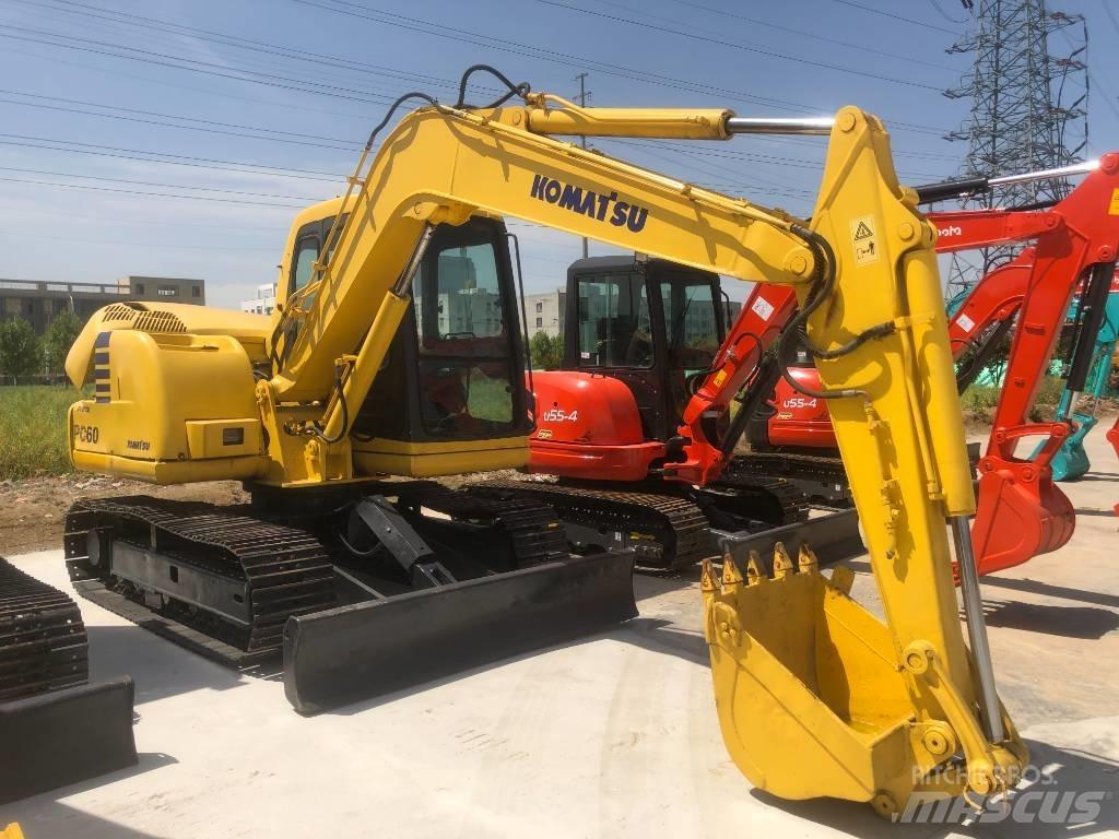 Komatsu PC 60 Pásová rýpadla
