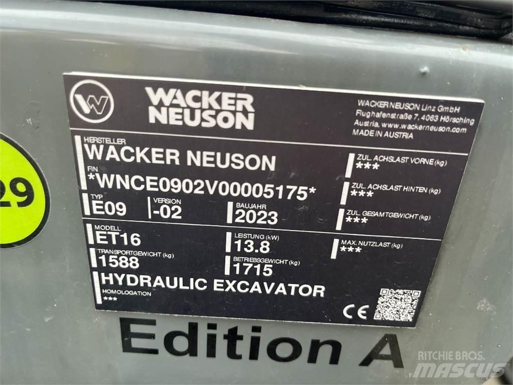 Wacker ET 16 Mini rýpadla < 7t