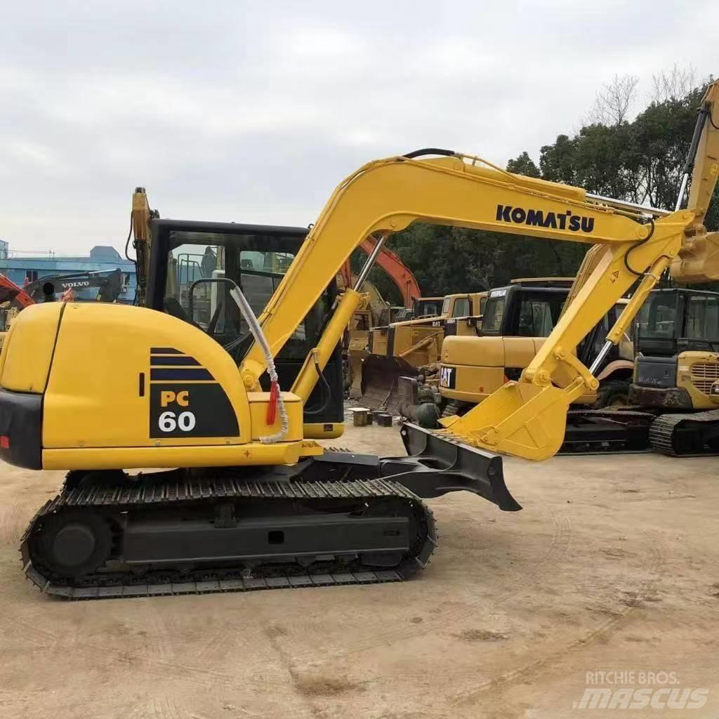 Komatsu PC 60 Pásová rýpadla