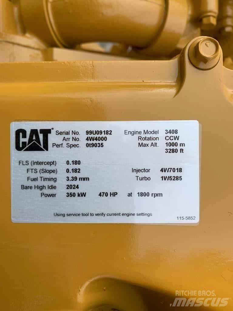 CAT 3408 DITA Lodní motorové jednotky
