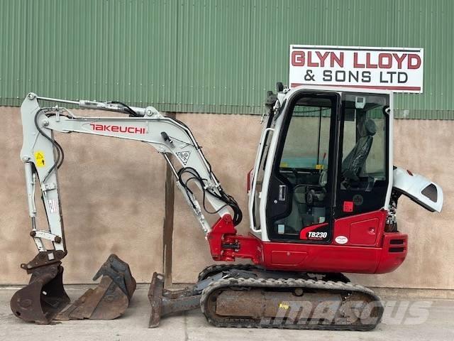 Takeuchi TB 230 Mini rýpadla < 7t