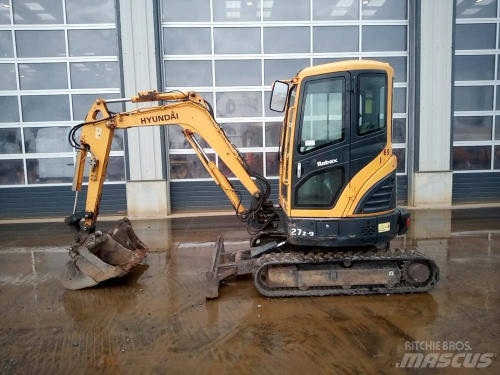 Hyundai Robex 27Z-9 Mini rýpadla < 7t