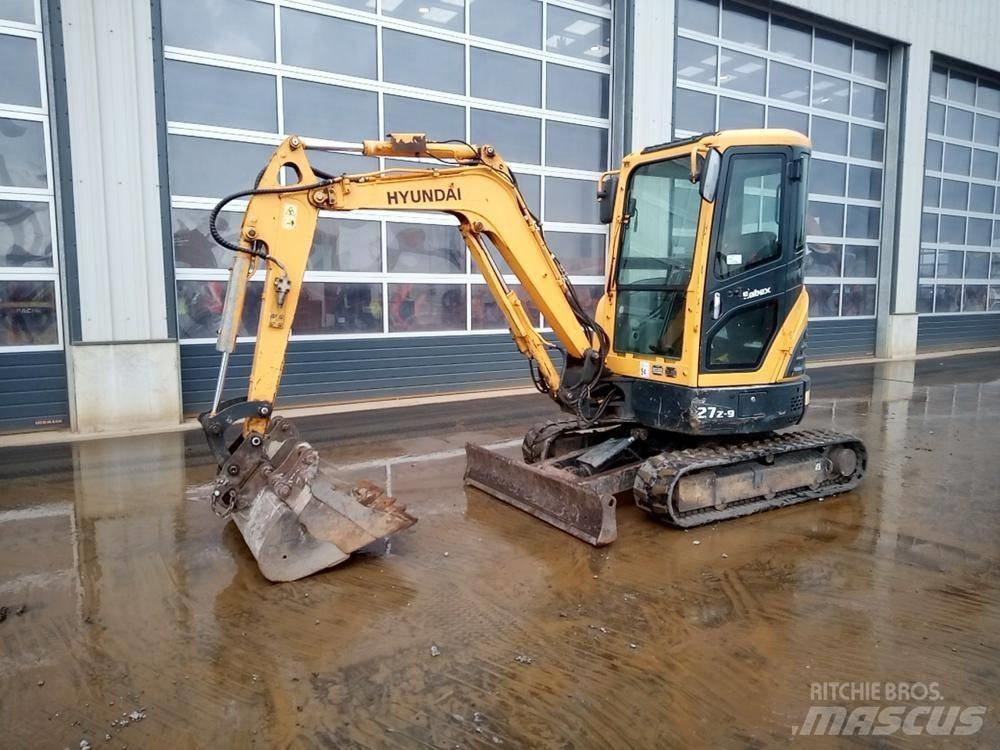 Hyundai Robex 27Z-9 Mini rýpadla < 7t