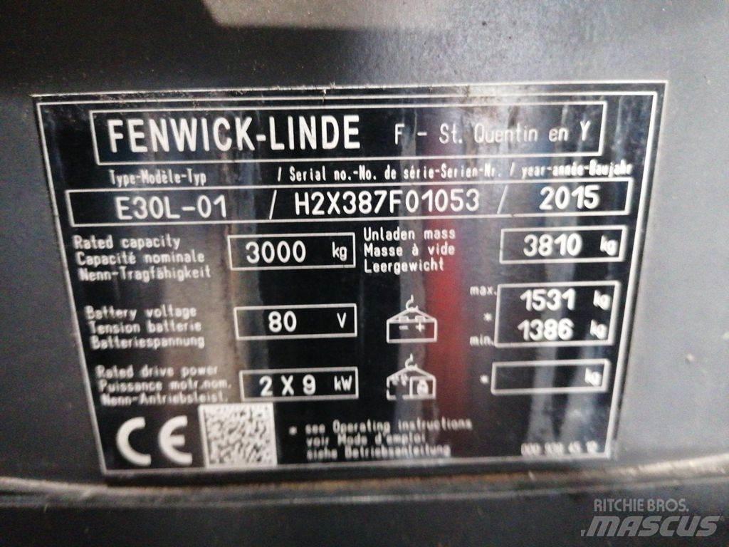 Linde E30L-01 Akumulátorové vozíky