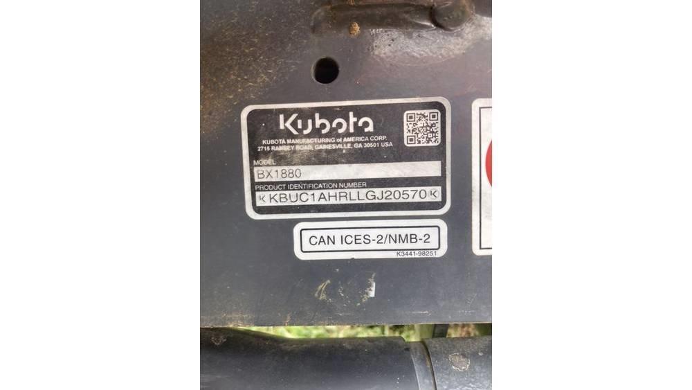 Kubota BX 1880 Traktory