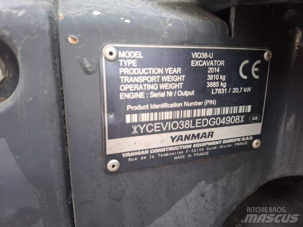 Yanmar Vio 38-U Mini rýpadla < 7t