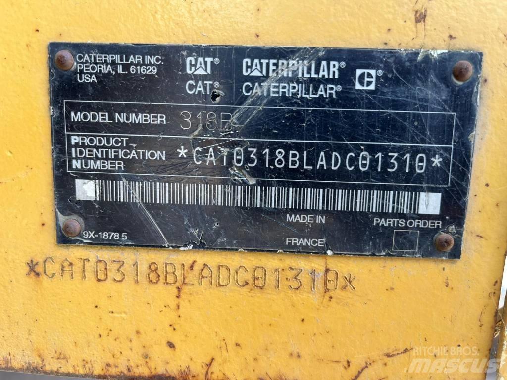 CAT 318 B L Pásová rýpadla