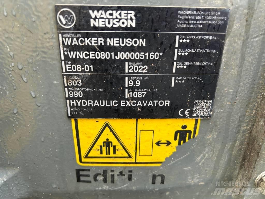 Wacker Neuson 803 Pásová rýpadla