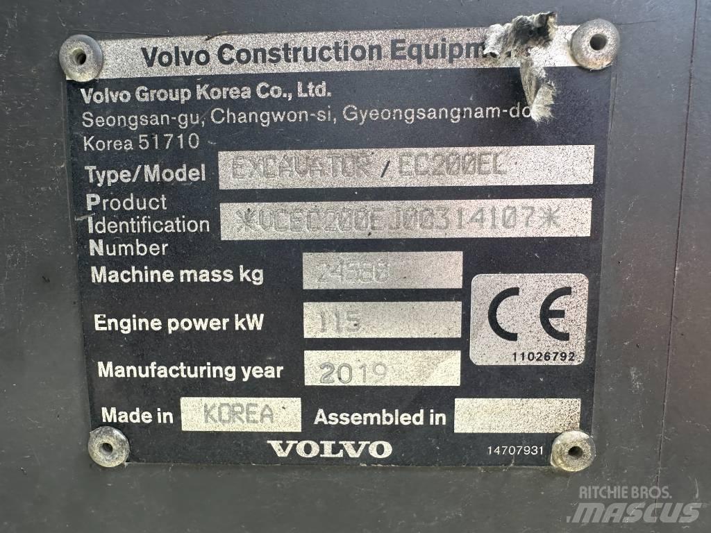 Volvo EC 200 EL Pásová rýpadla