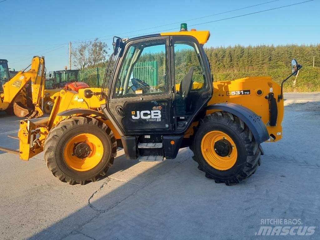 JCB 531-70 Teleskopické nakladače pro zemědělství