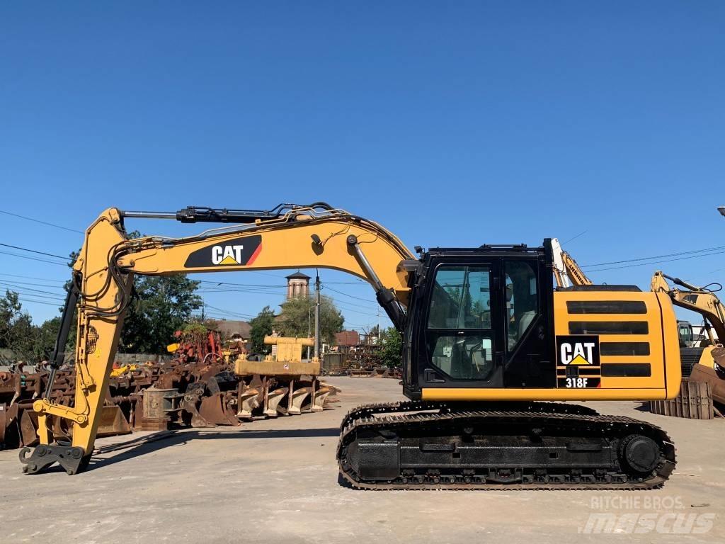 CAT 318F Pásová rýpadla