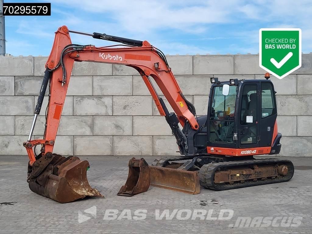 Kubota KX080-4a Mini rýpadla < 7t