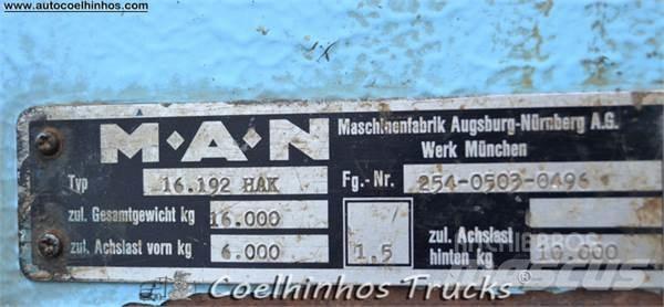 MAN 16.192 HAK Valníky/Sklápěcí bočnice