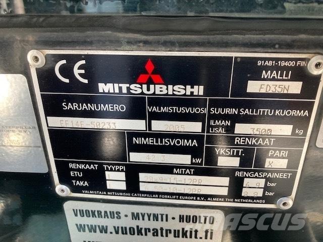 Mitsubishi FD35N Dieselové vozíky
