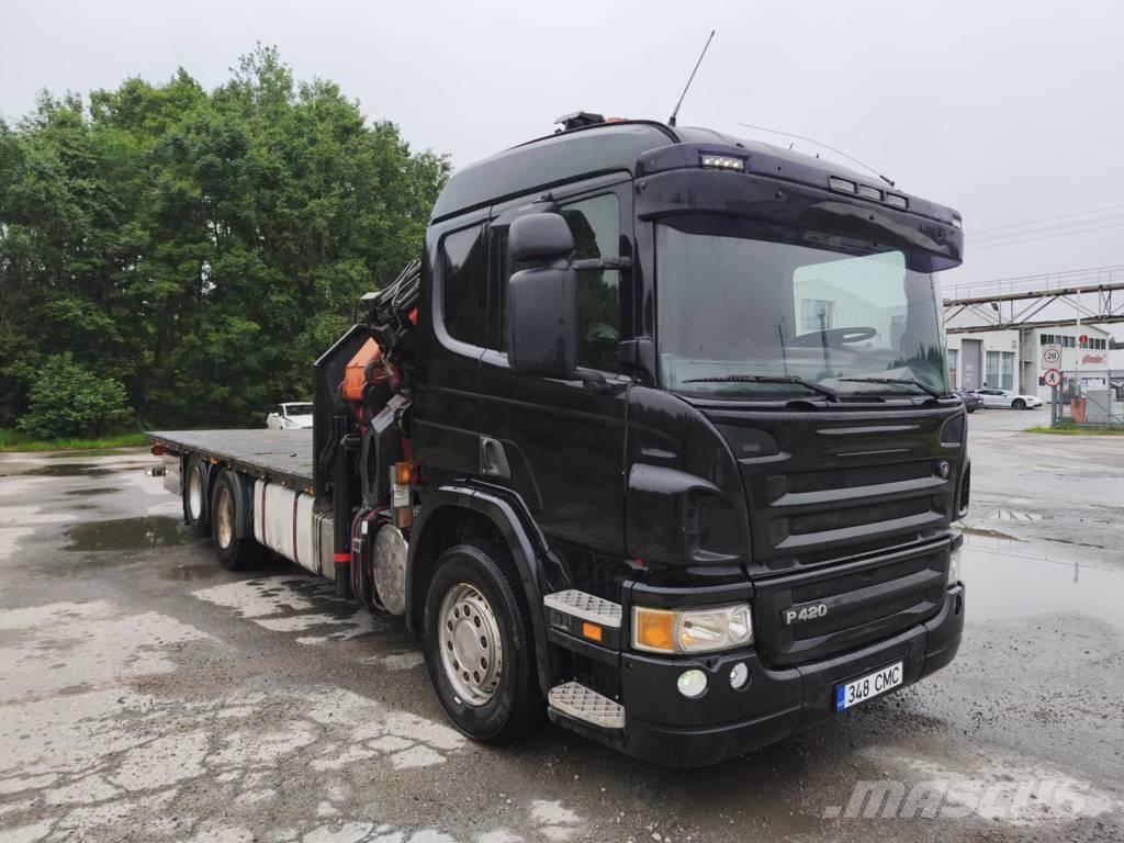 Scania P 420 Autojeřáby, hydraulické ruky