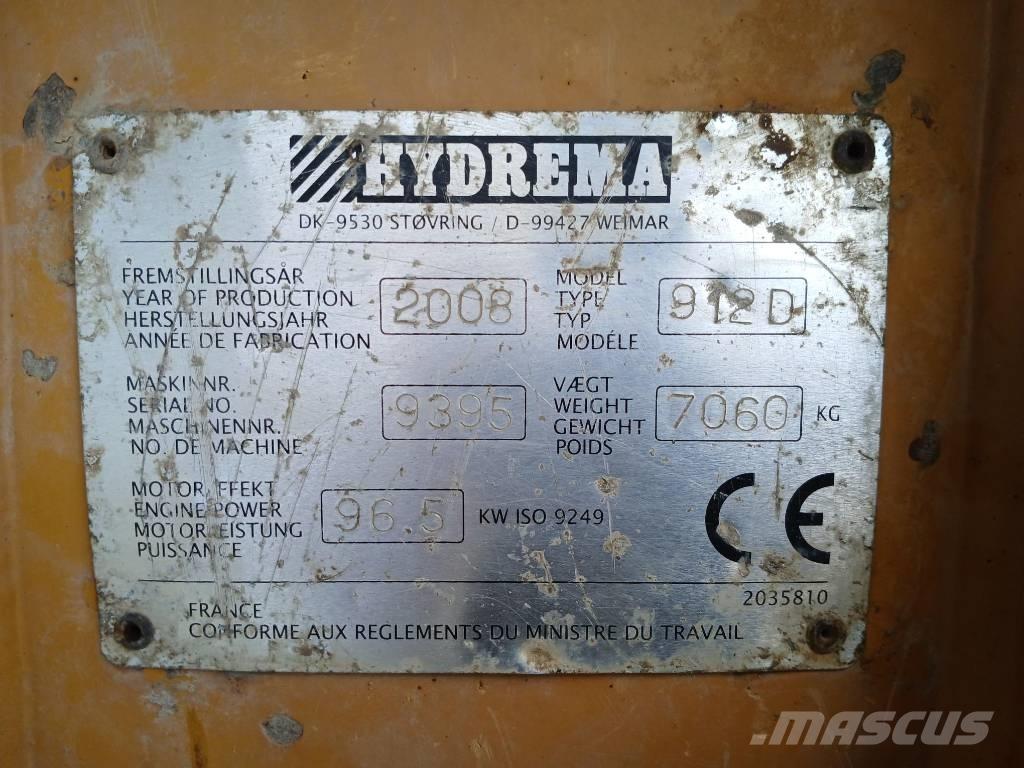 Hydrema 912 D, Dumper Kloubové dempry