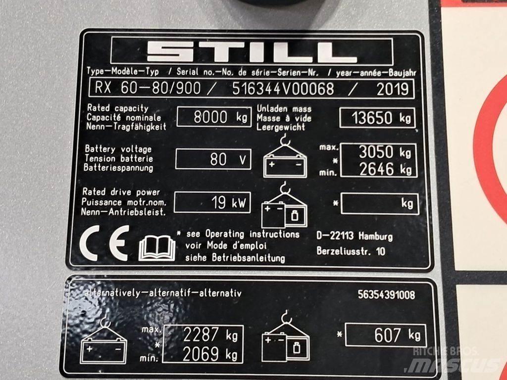 Still RX60-80/900 Akumulátorové vozíky