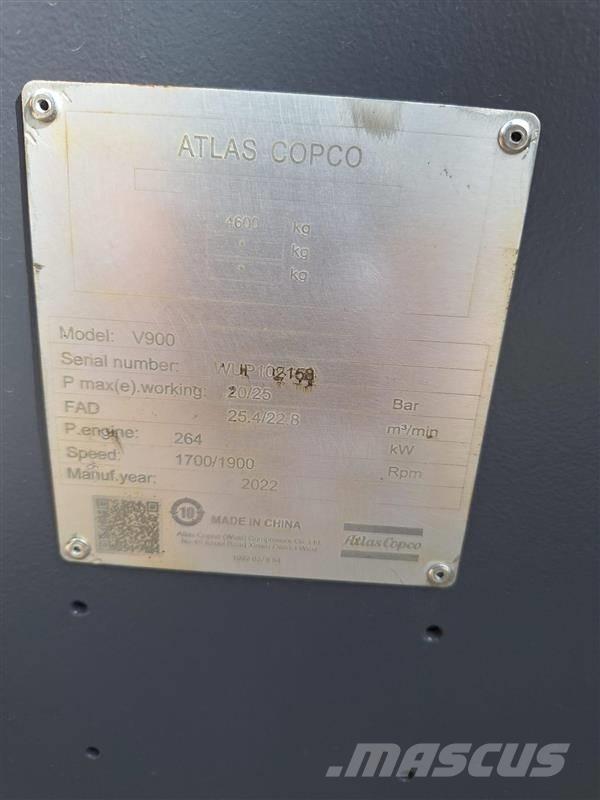 Atlas Copco V900 Kompresory