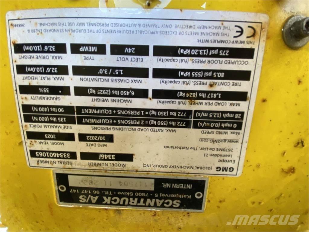 GMG 3346-i Nůžková zvedací plošina