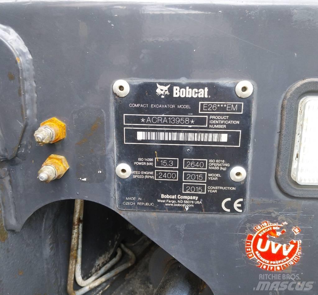Bobcat E 26 Mini rýpadla < 7t