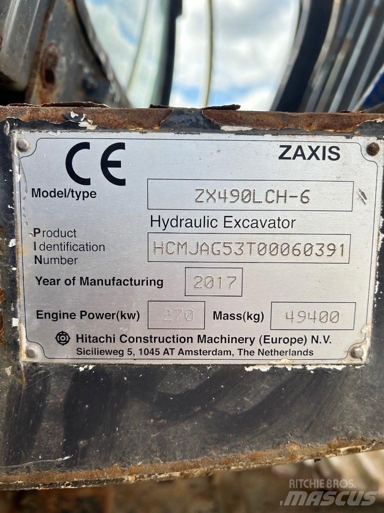 Hitachi 490 LCH-6 Pásová rýpadla