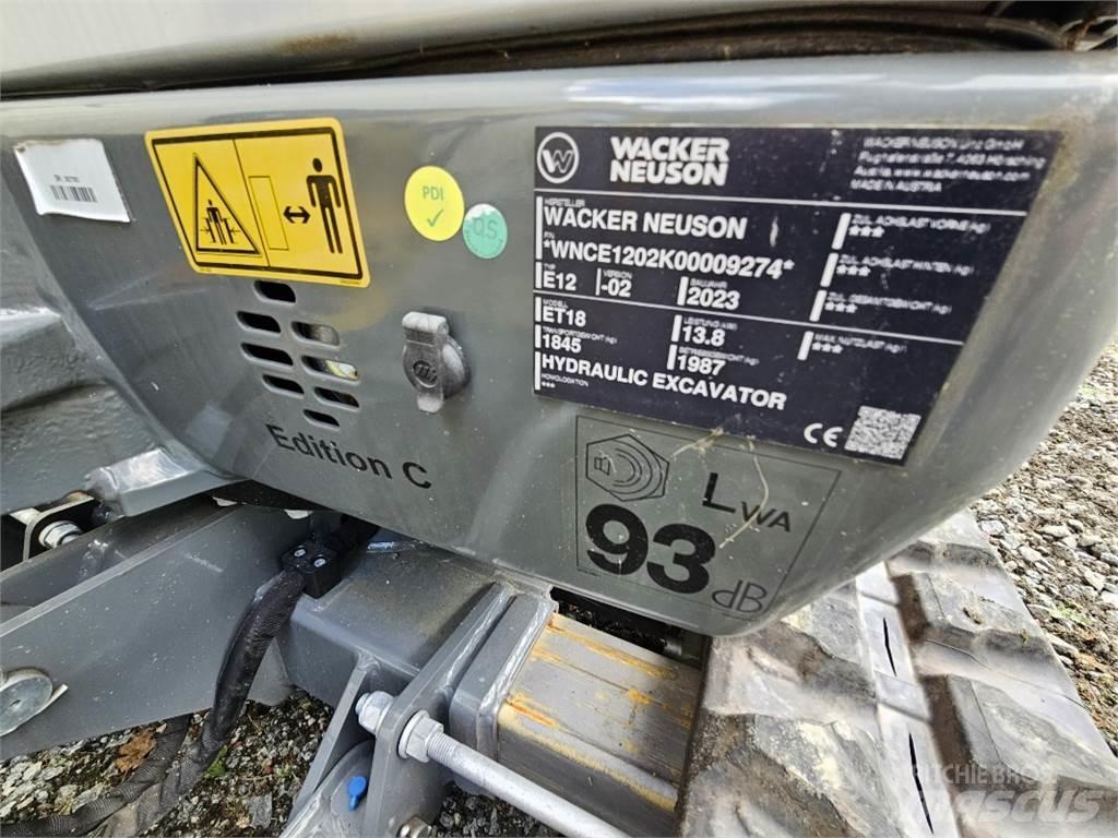 Wacker ET 18 Mini rýpadla < 7t