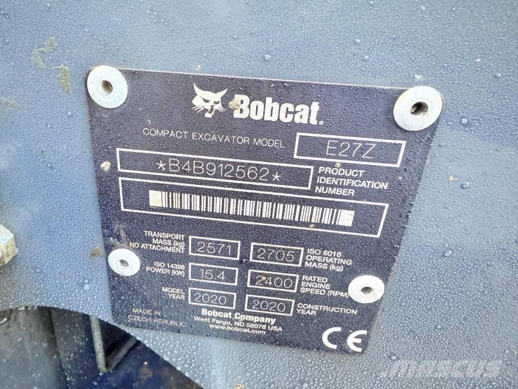 Bobcat E 27z Mini rýpadla < 7t