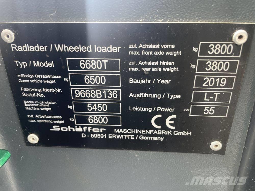 Schäffer 6680T Teleskopické nakladače pro zemědělství