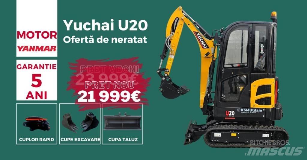Yuchai U20 Mini rýpadla < 7t