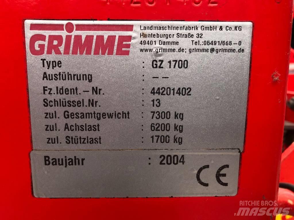 Grimme GZ 1700 Bramborové kombajny / sklízeče