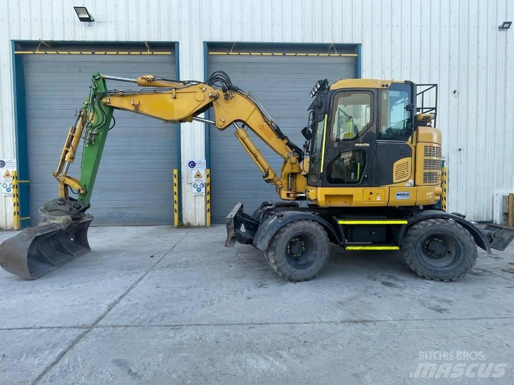 Komatsu PW118-11 Kolová rýpadla