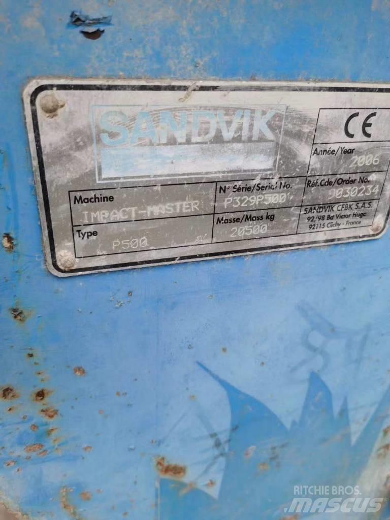 Sandvik P500 Drtící zařízení