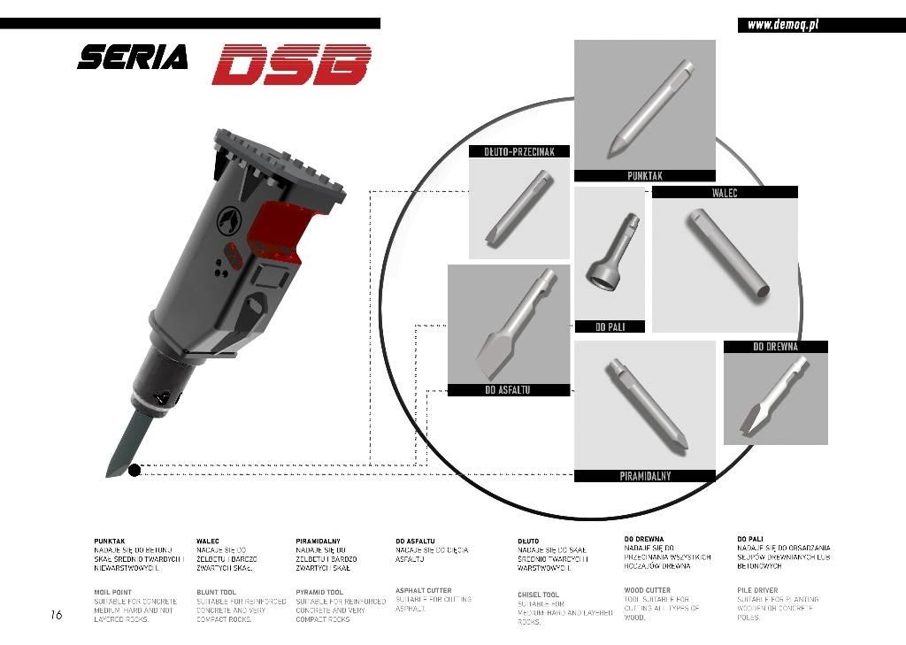  DEMOQ DSB200 Bourací kladiva / Sbíječky