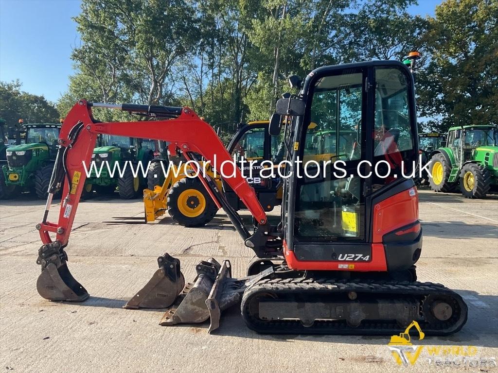 Kubota U 27-4 Mini rýpadla < 7t