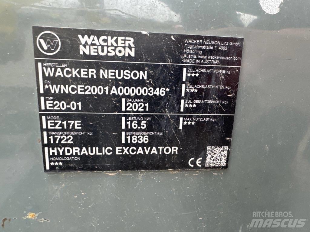 Wacker Neuson EZ17e Pásová rýpadla