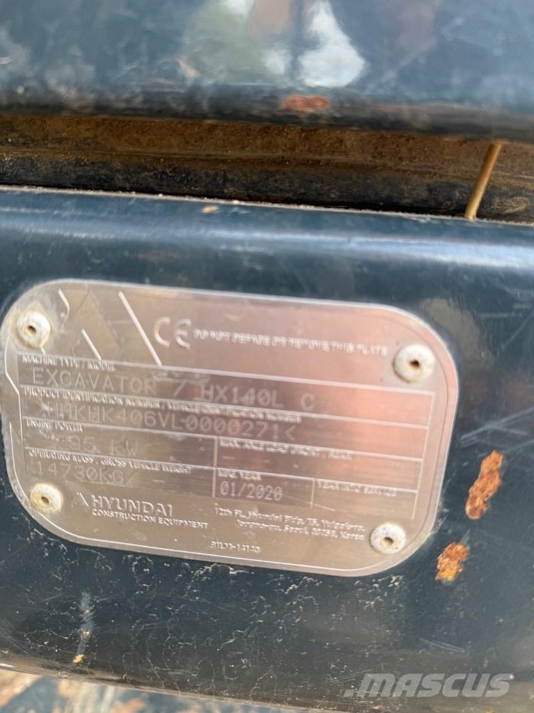 Hyundai HX 140 LC Pásová rýpadla