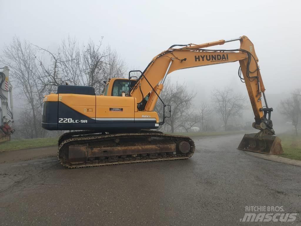 Hyundai R 220 LC-9A Pásová rýpadla